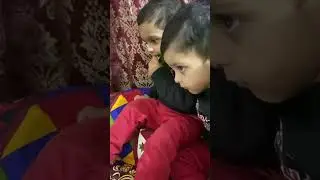 Busy in watching mini muslims cartoon