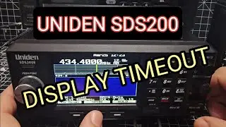 UNIDEN SDS100/200  -  DISPLAY  TIMEOUT SETTINGS