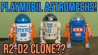 Vintage Playmobil Playmospace Droid Space Toys That Resemble R2-D2 from Kenner Star Wars -Comparison