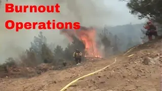 Burnout Operations on the East Basin Complex Fire