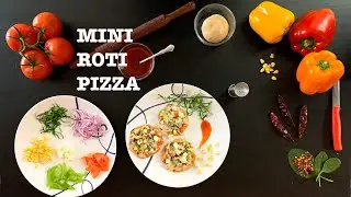 CHEESY MINI ROTI PIZZA