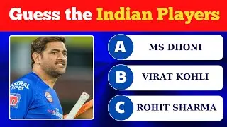 🏏 Guess The Indian Cricketer Player in 3 sec |  Image Quiz | India Cricket Players