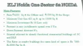 KLJ Noida One *9911313625* KLJ Noida One Sector 62 Noida