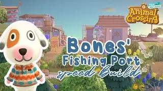 Bones' Fishing Port And Fish n&rsquo; Chips Truck! Speed Build | Animal Crossing New Horizons