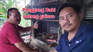 Aktiviti panggang Babi belakang Rumah