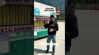 Manali Road condition and Weather update - volvo bus update #manali #travel #explore