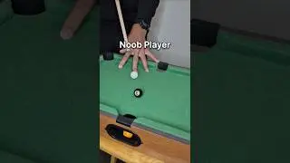 Noob vs Professional #billiards #8ballpool #minipooltable
