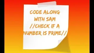Prime number||Python tutorial