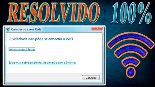 O windows n&atilde;o pode se conectar a rede - Como resolver