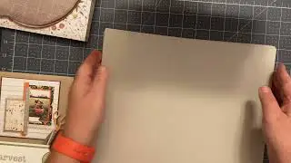 FALL MINI ALBUM WITH DOLLAR TREE PUMPKINS
