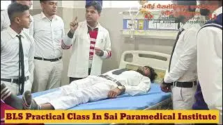 Basic Life Support ( BLS ) | CPR Practical Class at Sai Paramedical Institute