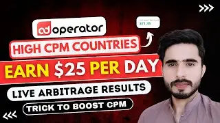 Adoperator Arbitrage Live Results - Adoperator High CPM Countries