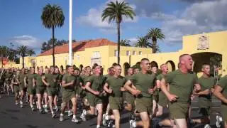 2013 December 5 Hotel Company Moto Run Second Pass at MCRD San Diego