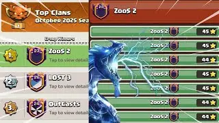 “BEST CWL ATTACKS from #1 CLAN ZOOS - MAX, SPIZZ & ELV GHOST WENT BEAST MODE! | @ClashOfClans