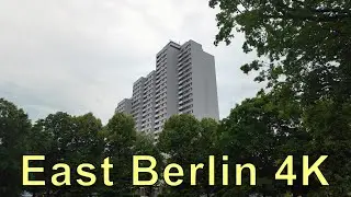 Relaxing Walk on East Berlin, Berlin, Germany ASMR 4K