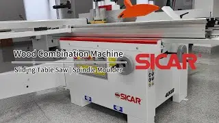 SCIAR 400B Panel Saw Spindle Moulder 2Funtions Combination Machine--WinMax Sliding Table Saw