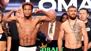 DEVIN HANEY VS VASILIY LOMACHENKO &bull; FULL WEIGH IN & FACE OFF VIDEO