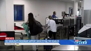 Rochester International Airport highlights passenger support services for those with a disability