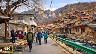 Driving Over Yanzi Ridge 4K HDR | Scenic Drive to Traditional Village Nestled in a Remote Valley