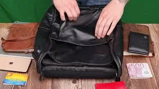 Огляд шкіряного рюкзака Vintage 22249