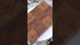 Торцевая разделочная доска Дуб end cutting board #wood #woodworking #woodwork #art #diy #handmade