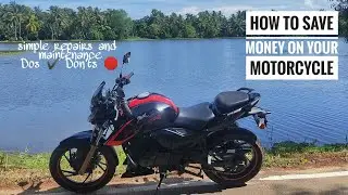 Easy ways to save money on your Motorcycle || Maintenance tips