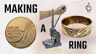 Make A Ring Out Of Water Park Token - Coin Ring Making