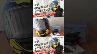 Helm NHK GPR Tech Street Dipasang Intercom Gearelec X5 🔥🔥 #nhk #helmnhk #intercom #shorts #nhkmark1