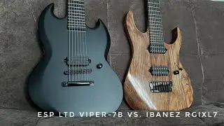 BATTLE OF THE BARITONES: ESP LTD Viper-7B vs. Ibanez RGIXL7
