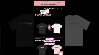 BLACKPINK DEADLINE TOUR MERCH #kpopnews #blackpink #blinks #blackpinkpopup #lapopup #deadlinetour