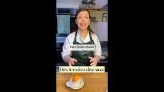 How to make a clear dessert sauce using arrowrrot