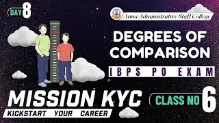 Mission KYC | ENGLISH Class - 6 | Degrees of comparison+ (Synonyms, Antonyms +Idioms  by Ms. Saranya