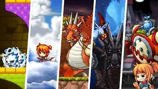 [Maplestory DS] Archer (궁수) Storyline Boss Battles + Ending!!