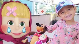 HIST&Oacute;RIA do DOD&Oacute;I da MASHA e o URSO boo boo STORY masha est&aacute; MACHUCADA