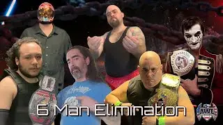 6 Man Elimination Match (AWL) #wrestling