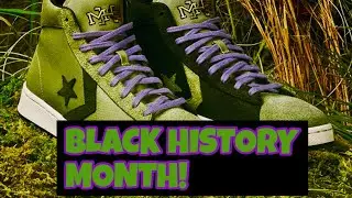 BHM BLACK HISTORY MONTH NIKE AIR FORCE 1 CHUCK TAYLOR CONVERSE 4K!