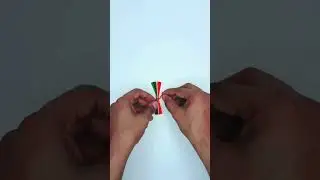 How to make indian tricolor badge🇮🇳🇮🇳#shorts #badge #diy