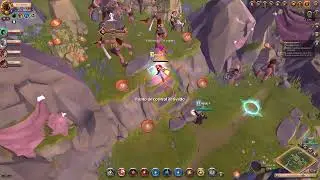 Albion Online || HCE POV TANK || Level 15 Stone Wars || Rush in 9min || 4/5 People || -10min Map