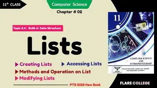 Lists in Python - 11th Class (1st Year) Computer Science