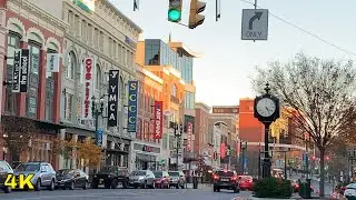 [4K] Walk Around Downtown Schenectady, New York ,USA 🇺🇸