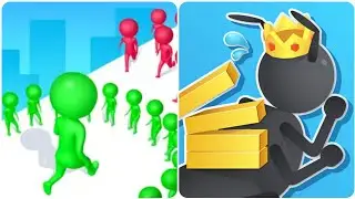 Circle Runner 3D Vs Tiny Run 3D All New Levels Game Mobile Walkthrough iOS, Android Gameplay Update