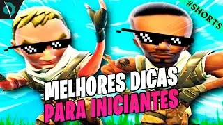 MELHORES DICAS para INICIANTES no Fortnite para ir do NOOB ao PRO #shorts