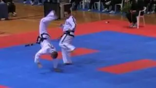 Final Traditional Sparring at Taekwon-Do ITF European Championship Benidorm 2009 Italy Team