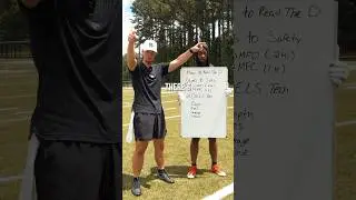 Quarterbacks, use this technique to read defenses quicker #AmericanFootball #Quarterback #QB #QBTips