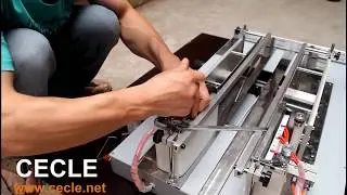 Pneumatic wrapping machine heating plate replacement BOPP film overwrapping machine tea box wrapping