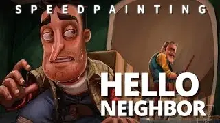 Hello Neighbor | Sticky Situation - Sketch + Paint Demo