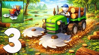 Lumber Harvest &mdash; Relaxing Tree Cutting Simulation &mdash; Wood Logging & Upgrades Part 3 (iOS, Android)