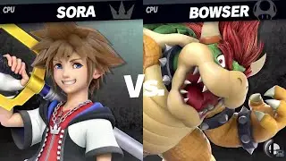 Smash Ultimate EX Sora VS Bowser