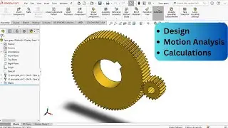 Solidworks Spur Gear design, calculations| CAD with Mohsin