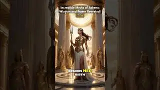 Incredible Myths of Athena:Wisdom and Power Revealed!🏺✨#GreekMythology #Athena #GoddessOfWisdom #